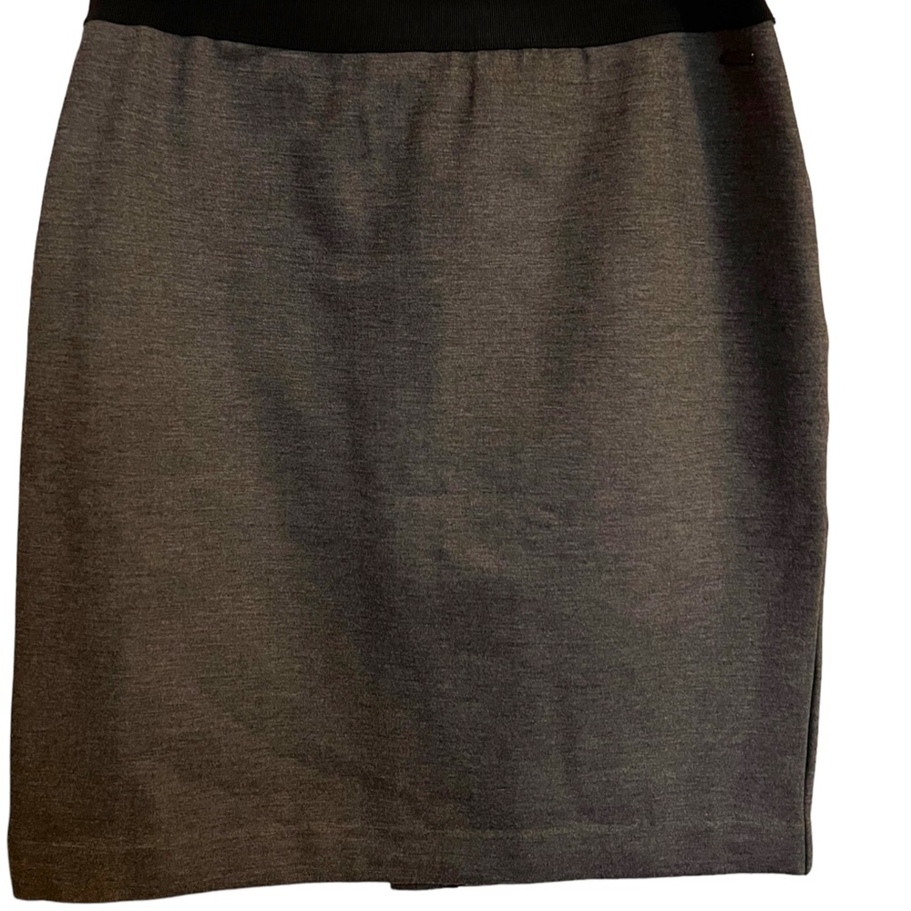 EUC Tahari Pencil Skirt Stretch Pencil Skirt Grey Size L